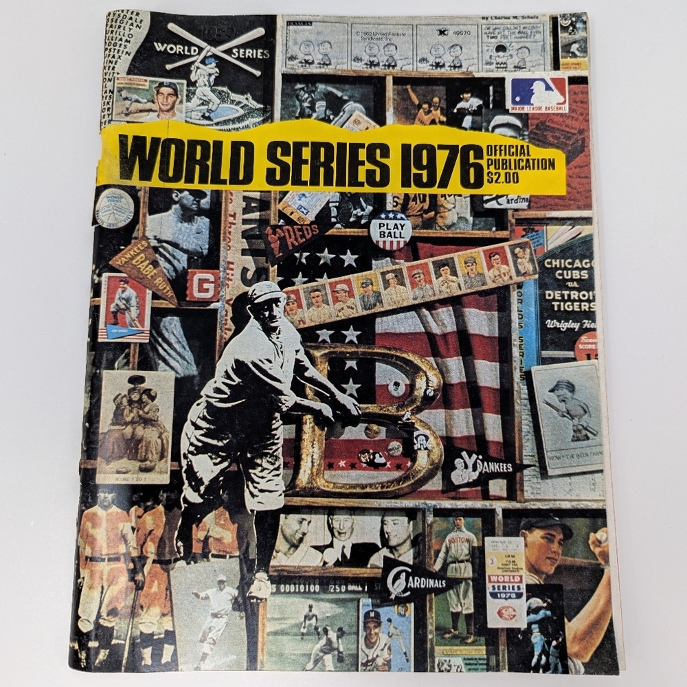World Series 1976 Program Official MLB Baseball